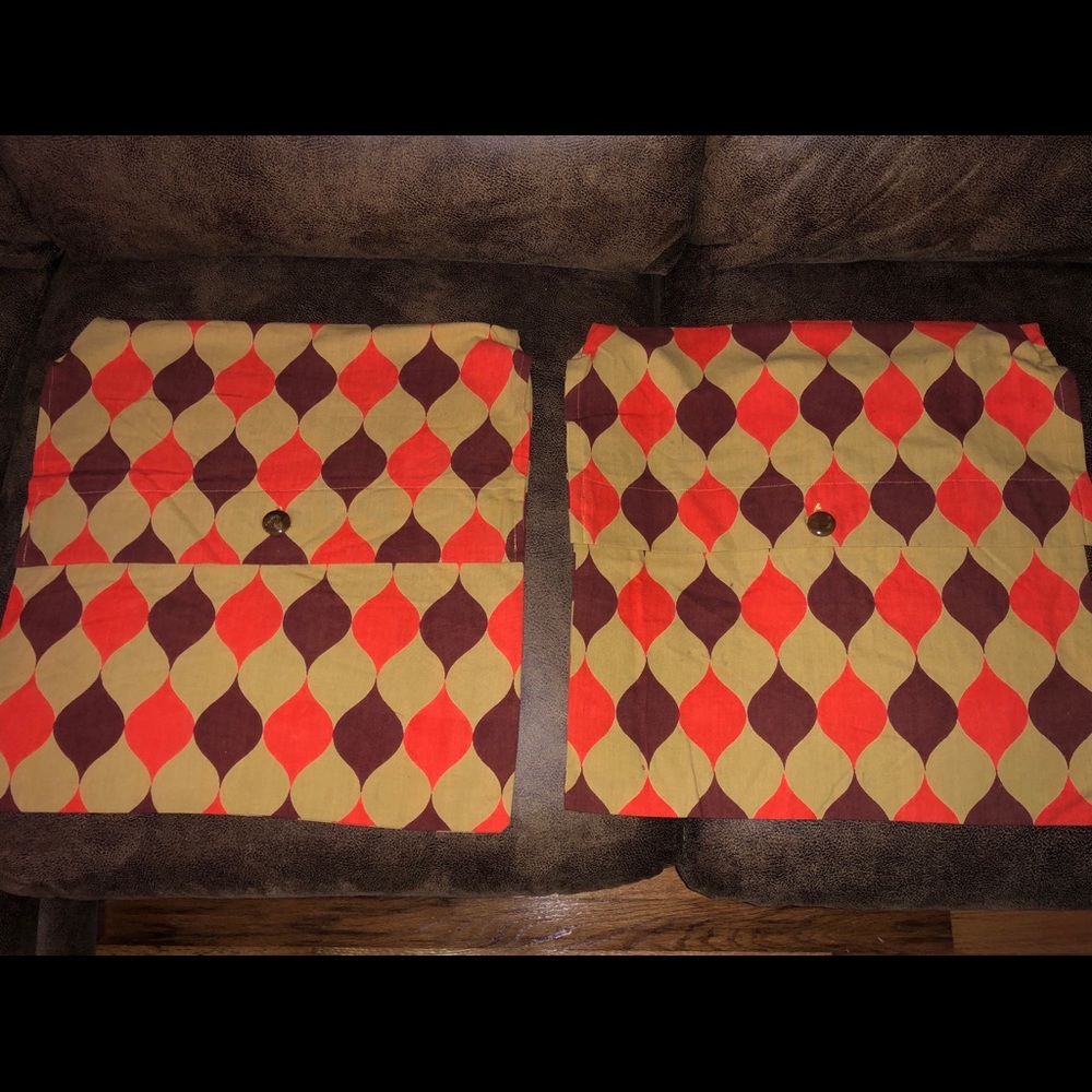 3 toss pillow covers (multicolored)